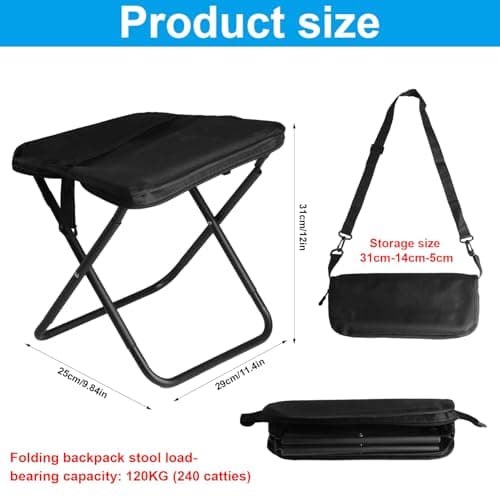 1PCS Camping Stools Folding Lightweight,Portable Small Folding Stool — view 2