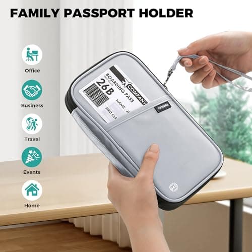 INNKGLE Passport Holder Travel Wallet, Snow White — view 6