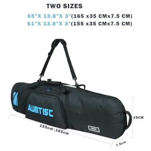 AUMTISC Snowboard Bag - Padded Ski & Snowboard Storage Travel Bag - Blue, 165cm — view 2