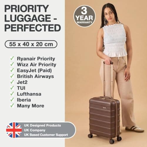 Cabin Max Cabin Suitcase Large for Ryanair, Easyjet 55x40x20 Hand Luggage — view 5