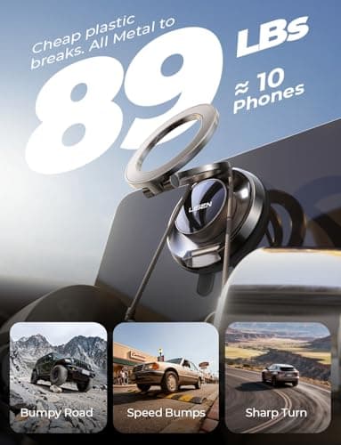 LISEN for iPhone Car Holder |All-Metal| Magsafe Car Mount — view 4