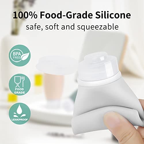 Opret 100ml Silicone Travel Bottle for Toiletries, 3 Pack Leak Proof — view 3