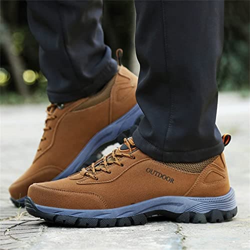 Men'S Running Shoes Low Top Lace Up Walking Trainers Non Slip Hiking Shoes — view 2