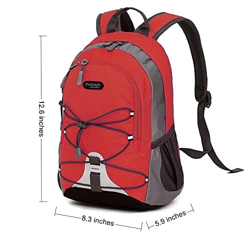 Bseash 10L Small Hiking Backpack for Kids Ages 3-6 Girls Boys Under 4 feet, Mini Waterproof Outdoor Sport Travel Camping Daypack (Red) — view 2