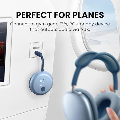 Avantree SoundJet R1-25Hr Airplane Bluetooth Adapter for All AirPods — view 2