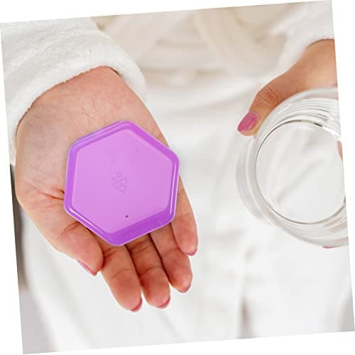 HOMOCONO 6 Pack Portable Pill Box Set, Leakproof Pp Medicine Dispenser with Daily Dose Organiser, Travel Case for Tablets and Capsules — view 4