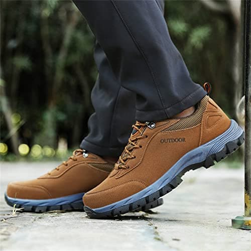 Men'S Running Shoes Low Top Lace Up Walking Trainers Non Slip Hiking Shoes — view 5