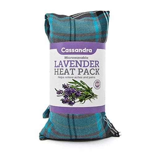 Cassandra Cotton Tartan Wheat and Lavender Filled Heat and Cool Pack. 42cm — view 2