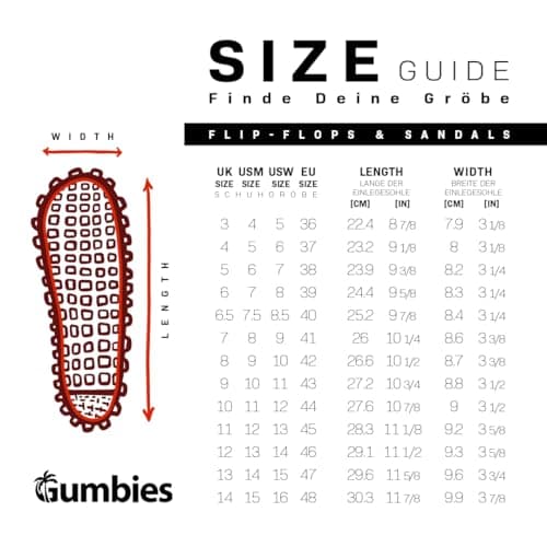 Gumbies Tracker Sandals | Unisex Contoured Adventure Sandals with Adjustable Recycled Straps & Recycled Rubber Outsole | Lightweight, Supportive Outdoor Footwear | Grey | EU 46 — view 3