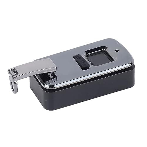 Cryfokt Fingerprint Lock Small Keyless Biometric Lock for Travel Suitcases Bags Aluminium Alloy 3.7V Compact Size (Gray) — view 4