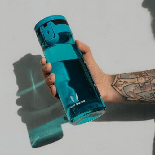 Super Sparrow Water Bottle 1000ml - One-Tap TouchGulp Bottle - Non-Toxic BPA Free - Lightweight & Sustainable Tritan Water Bottles for Sports, Travel, Outdoors — view 5