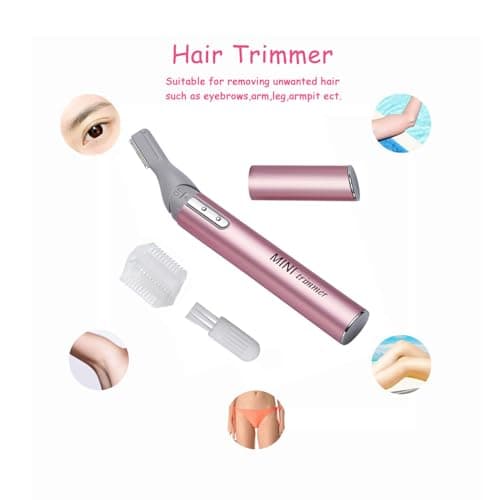 Tongtletech Rotatable Electric Lady Eyebrow Shaper Facial Precision Trimmer Shaver Portable Bikini Underarm Leg Body Hair Remover — view 2