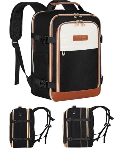MOCOCITO Ryanair Cabin bags 40x30x20 Travel Backpack 40x30x20 Cabin Bag Carry On Weekend Trips & Air Tryanair Under Seat Backpack for Travelling Suitable for Ryanair, Wizz Air, Easyjet, Vueling