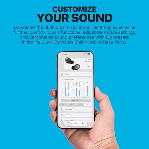 JLab Go Air Pop+ True Wireless Earbuds with Mic - Bluetooth, Violet — view 2