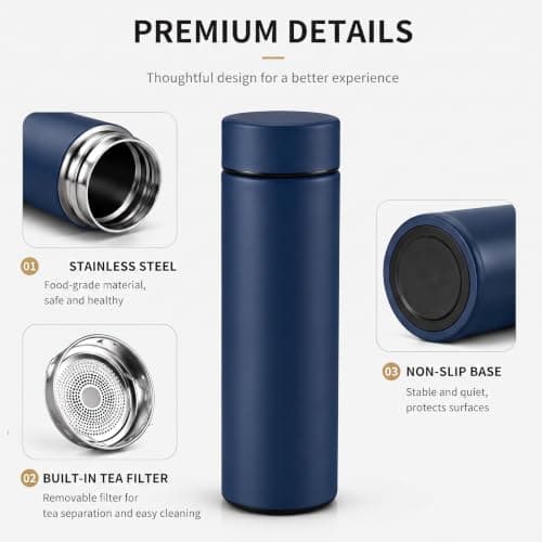 SIMDAO Notebook and Pen Gift Set - A5 Business Notepad with Pen & Insulated Water Bottle, Executive Notebook in Gift Box for Work, Office, Study, New Job & Appreciation Gifts for Men Women — view 4