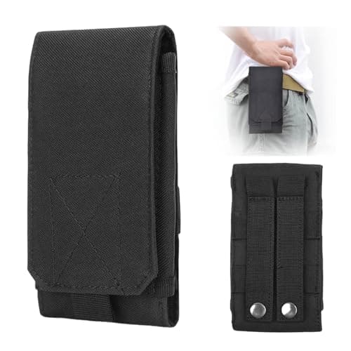 Tactical MOLLE Phone Pouch, Belt Holster Fits 4.7-6.7 Inch Smartphones
