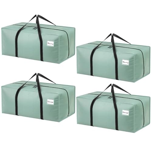 Dntorx 4 Pack 120L Moving Bags and Storage Bags, Large Moving Box with Zip