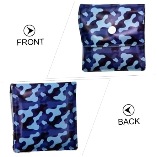 Pocket Ashtray – Portable Cigarette Ash Pouch, Heat-Resistant Travel Ashtray, Reusable & Odor-Blocking Smoking Accessory (Blue Camo) — view 2