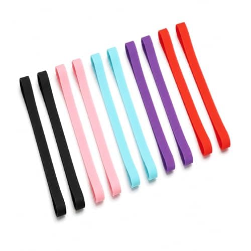 ZEMINRI 10 Pcs Silicone Beach Towel Bands, Elastic Towel Straps (10Pcs)