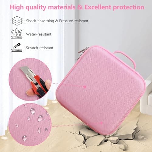 Supmay Travel Case for Canon EOS 2000D/1200D/4000D/1100D DSLR Camera, Pink — view 6