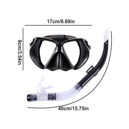 Adult Snorkel Kit Panoramic View Anti-Fog Swimming — view 5