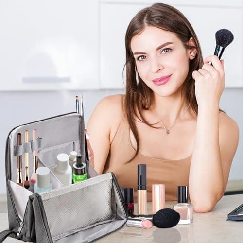 Makeup Travel Bag Waterproof Large Capacity Large Toiletry Bag — view 2