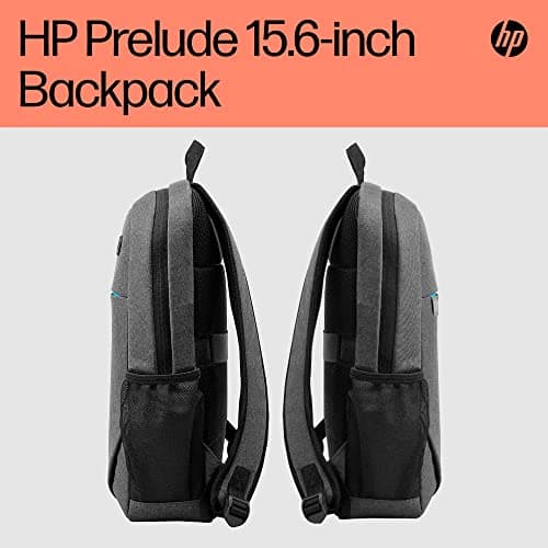 HP Prelude 15.6 inch Laptop Backpack With Slip On Padded Straps | Compatible With Laptops Up To 15.6 inch | Protect Your Tech With Water Resistance And Padded Construction | Quick access zip pocket — view 4