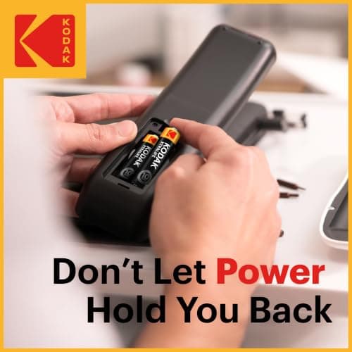 KODAK AAA Alkaline Batteries (60 Pack) Triple A Battery, LR03 1.5V — view 5