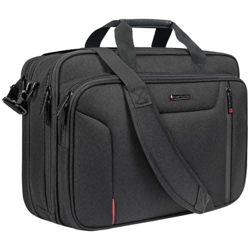 EMPSIGN Laptop Bag Briefcase for Men Women, 17.3 Inch Messenger Bag