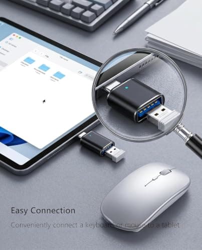 GGMTY 7-Pack USB C to USB 3.0 Female Adapter, Aluminum Type C OTG Converter, 5Gbps Data Sync for Laptops, Compatible with MacBook Pro, iPad Air, Galaxy S23, XPS — view 6