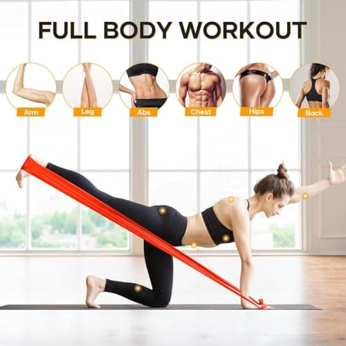 Fokky 2M Resistance Bands, Exercise Band with 4 Different Resistance Levels — view 3
