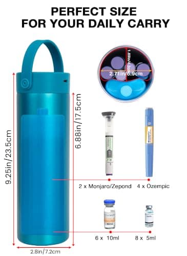 YOUSHARES Insulin Cooler Travel Case for GLP-1 Pens Monjaro,Wegovy — view 5