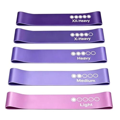 Yoga Exercise Bands,Heavy Duty,Non Slip Fabric Resistance lo-op Set for Gym