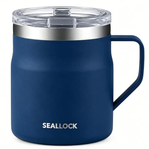 Insulated Coffee Mug & Stainless Steel Tumbler -Travel Mug with Lid