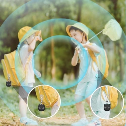 Ultrasonic Insect Repeller USB Rechargeable Portable Electronic Mosquito Deterrent for Camping Travel (Black) — view 5