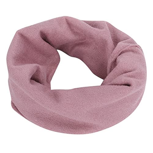 Momolaa Unisex Winter Neck Warmer -Neck Gaiter Snood Cold Weather Face Scarf Tube Scarf Knitted Circle Scarf for Women Men Winter Cycling Motorcycle Running Hiking Skiing Clearance Pink — view 4