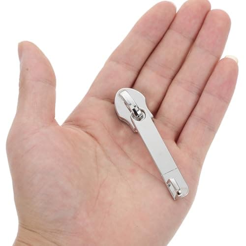 YARNOW 4pcs Zipper Pull Tools Metal with Double Anti Explosion Zipper for Suitcase Luggage Sturdy Repair Kit and Single Layer Lock Hole — view 4
