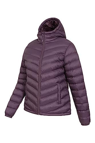 Mountain Warehouse Seasons Womens Padded Puffer Jacket Purple 10 — view 5