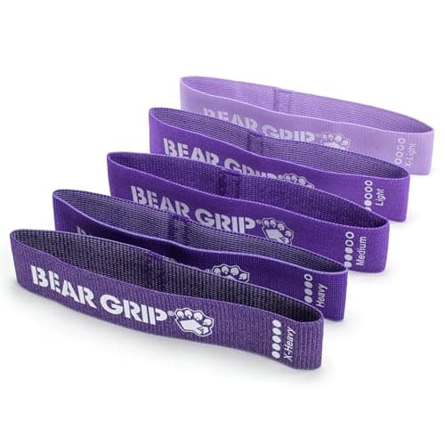 Bear Grip Resistance Bands - Fabric Elastic Bands | Mini/Purple Shade