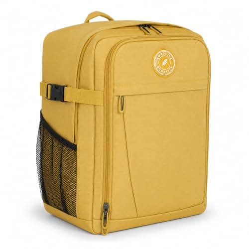 wowtravel Cabin Backpack 40x30x20 cm, Fits Ryanair Underseat Bag Size, Lightweight Hand Luggage Rucksack with Multiple Compartments, Weekender Holdall for Flights, City Breaks and Commuting