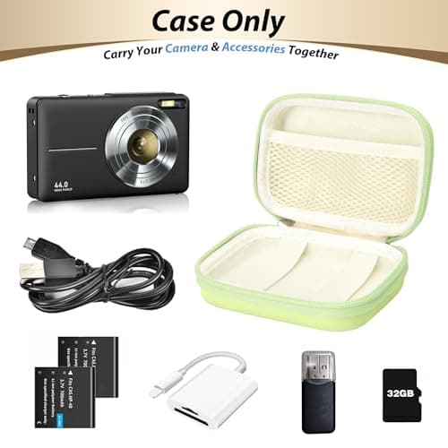 Linpr Digital Camera Case for Kodak PIXPRO FZ45/FZ55/IXNAIQY, Mint Green — view 4