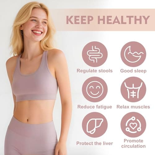 100PCS Castor Oil Patches, TONBAO Organic Cotton Pack Wrap Disposable Self-Adhesive Belly Button Patches, Highly Absorbent Natural Skin Tone Cotton Pads (Oil Not Included) — view 3