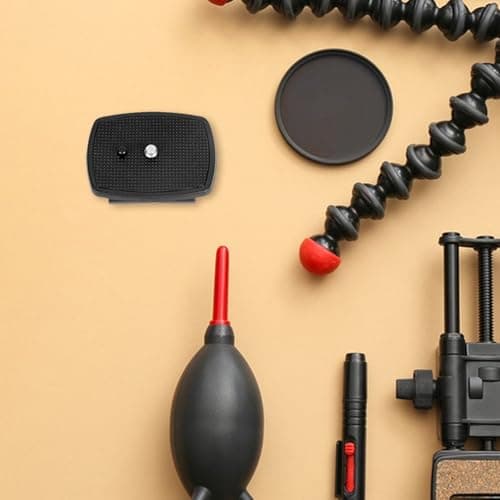 iplusmile Quick Release Camera Tripod Adapter Plate 42x42mm Anti-skid Lightweight Plastic Mounting Platform for Photography — view 4