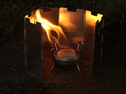 Polymath Products Phantom - Ultralight Stove and Windshield Set. Spill-proof burner with folding stand. Uses alcohol and gel fuel. For backpacking, camping, fishing and hiking. UK-Made. — view 6