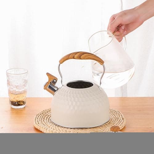 For Hob | Boutors with Whistle for Cooker Trains | 2.5 L Stainless Steel Pot Still Boiling Water Travel Camping Apartment Restaurant — view 5