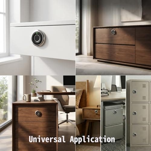 Fingerprint Cabinet Lock with App Control, Smart Biometric Drawer Lock — view 4