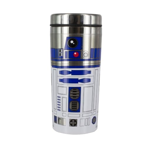 Paladone R2-D2 Travel Mug - Officially Licensed Star Wars Stainless Steel Flask, Novelty Gift for Lucas Film Fans, 450ml (15 fl oz) — view 6