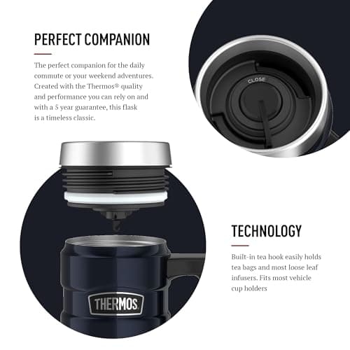 Thermos Stainless King Midnight Blue Travel Mug (470ml) 7h Hot | 18h Cold — view 4