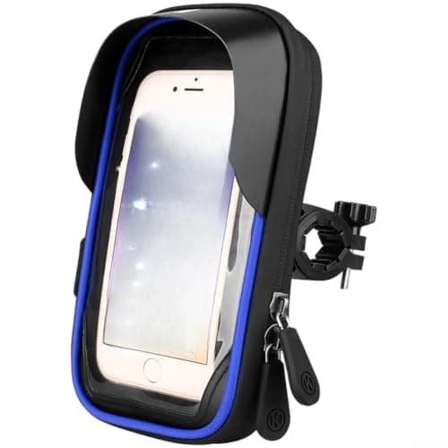 Waterproof Phone Case for Bike 6.4 Inch Screen(blue)
