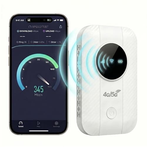 4G Mobile WiFi Portable Hotspot Router, Unlocked SIM Card Slot, Up to 300 Mbps Ultra-Fast Internet,Pocket-Sized MiFi Modem for Travel & Remote Work, M55